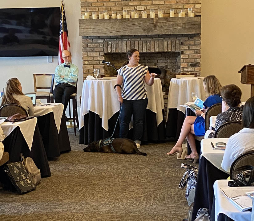 Judge Gardner, Amber Shepherd and Tubbs presentation