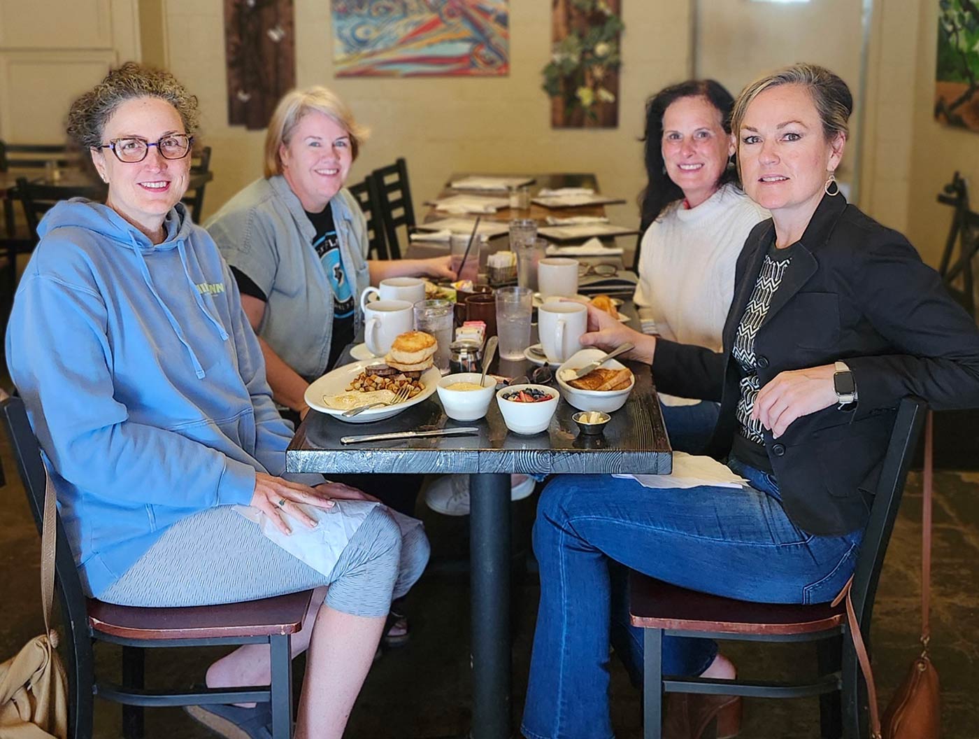 Section meetings can be fun and tasty! The Family Law Section met for breakfast at Turgeau’s recently for food and conversation. Contact Kathleen Legendre if you’d like to be part of the next outing! Shown: Zara Zeringue, Kathleen Legendre, Cindy Petry, Erin Lorio