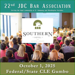 October 1, 2025 Federal/State CLE Gumbo Sponsorship